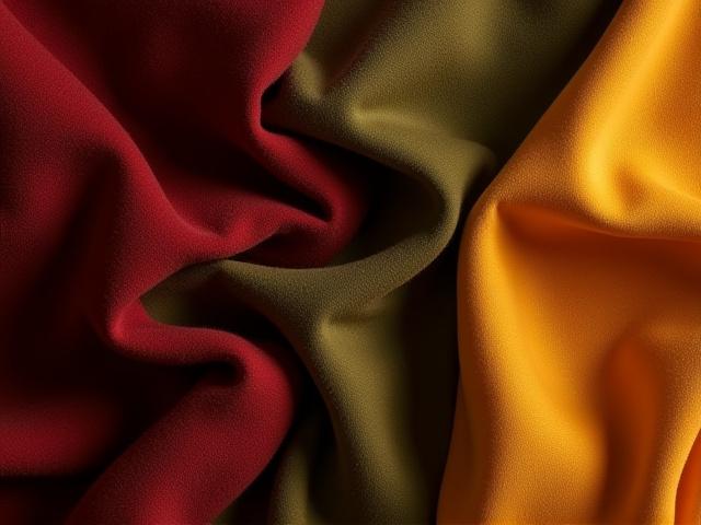 Stylish woman in a luxurious fall fabric outfit